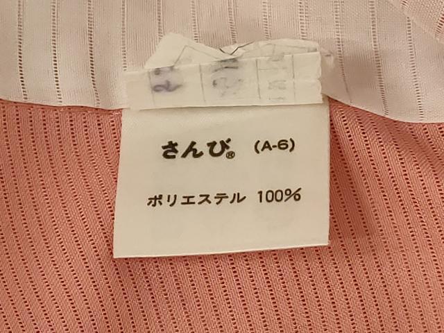平和屋着物＊夏物 人間国宝・羽田登喜男監修 色無地 絽 深支子色 さんび謹製 洗える着物 AABC3414jd