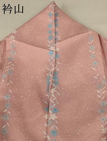 平和屋着物＊夏物 小紋 絽 草花間道 洗える着物 AABC3417jd