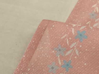 平和屋着物＊夏物 小紋 絽 草花間道 洗える着物 AABC3417jd
