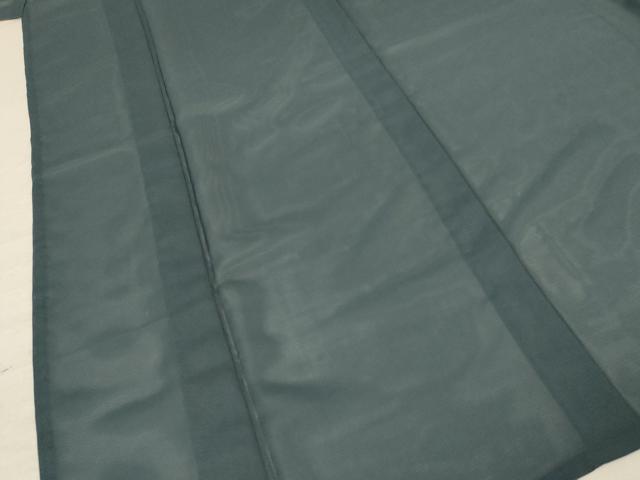 平和屋着物＊夏物 色無地 絽 錆鉄御納戸色 洗える着物 AABC3419jd