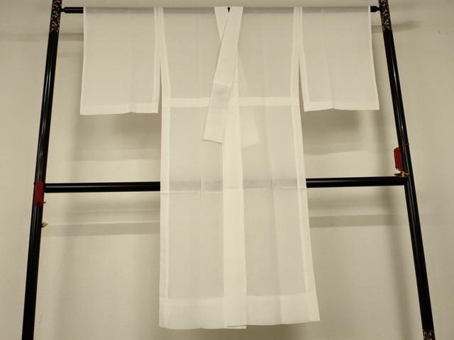 平和屋着物＊夏物 長襦袢 絽 白色 洗える着物 AABC3427jd