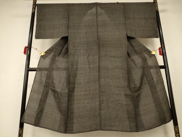 平和屋着物＊夏物 男性 上布 80亀甲 総詰め 麻 逸品 AABC3428jd