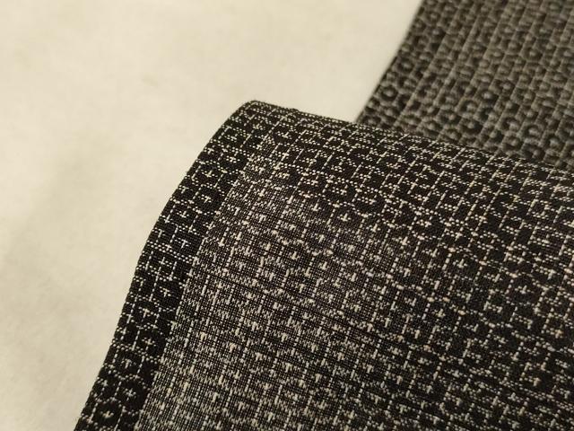 平和屋着物＊夏物 男性 上布 80亀甲 総詰め 麻 逸品 AABC3428jd
