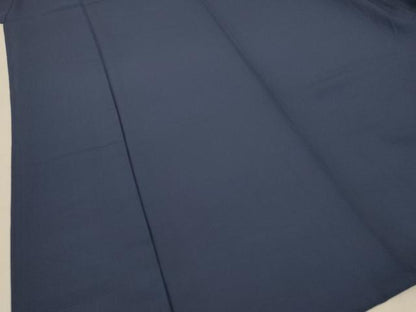 平和屋着物＊夏物 色無地 絽 藍鉄色 正絹 逸品 AABC3430jd