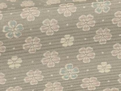 平和屋着物＊夏物 小紋 絽 花尽くし 正絹 逸品 AABC3433jd