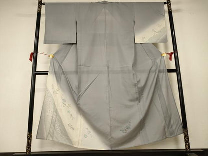 平和屋着物＊夏物 訪問着 紗 辻が花 暈し染め 正絹 逸品 AABC3441jd