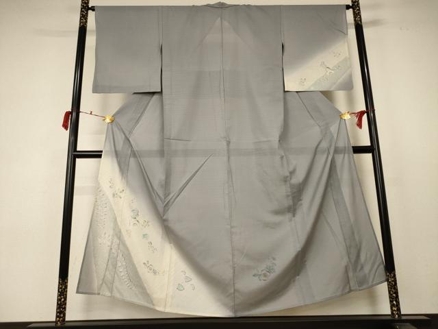 平和屋着物＊夏物 訪問着 紗 辻が花 暈し染め 正絹 逸品 AABC3441jd