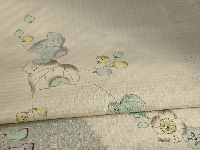 平和屋着物＊夏物 訪問着 紗 辻が花 暈し染め 正絹 逸品 AABC3441jd