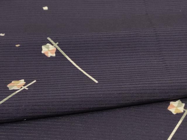 平和屋着物＊夏物 小紋 絽 器物文 ロング丈 正絹 逸品 AABC3443jd