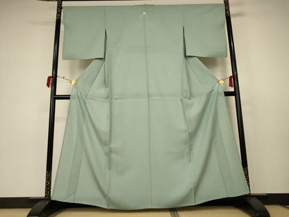 平和屋着物＊夏物　江戸小紋　絽　鮫小紋柄　正絹　逸品　AABC3449jd