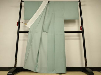 平和屋着物＊夏物　江戸小紋　絽　鮫小紋柄　正絹　逸品　AABC3449jd