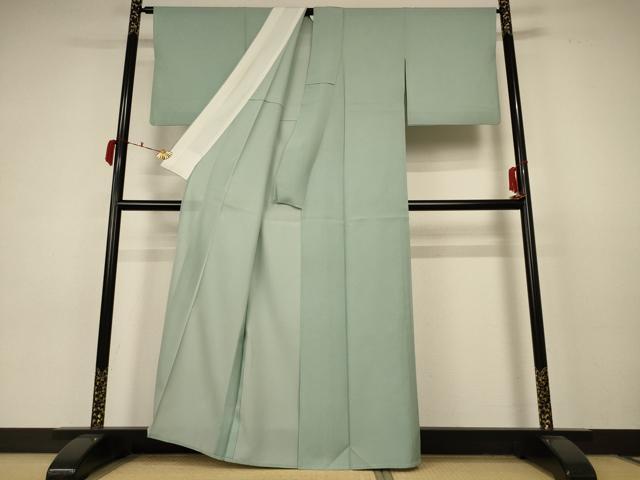 平和屋着物＊夏物　江戸小紋　絽　鮫小紋柄　正絹　逸品　AABC3449jd