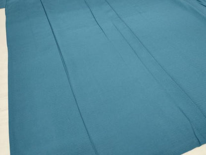 平和屋着物＊夏物 色無地 絽 錆鉄御納戸色 正絹 逸品 AABC3453jd
