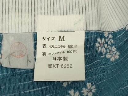 平和屋着物＊夏物 小紋 絽 枝花文 洗える着物 AABC3470jd