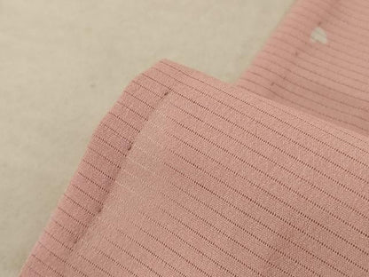 平和屋着物＊夏物 小紋 絽 舞桜文 洗える着物 AABC3476jd