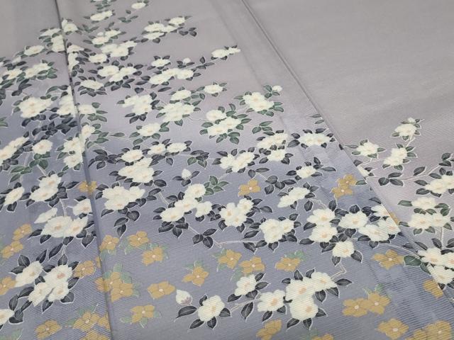 平和屋着物＊夏物 訪問着 絽 草花文 金彩 洗える着物 AABC3478jd