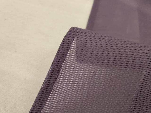 平和屋着物＊夏物 色無地 絽 葡萄鼠色 洗える着物 AABC3480jd