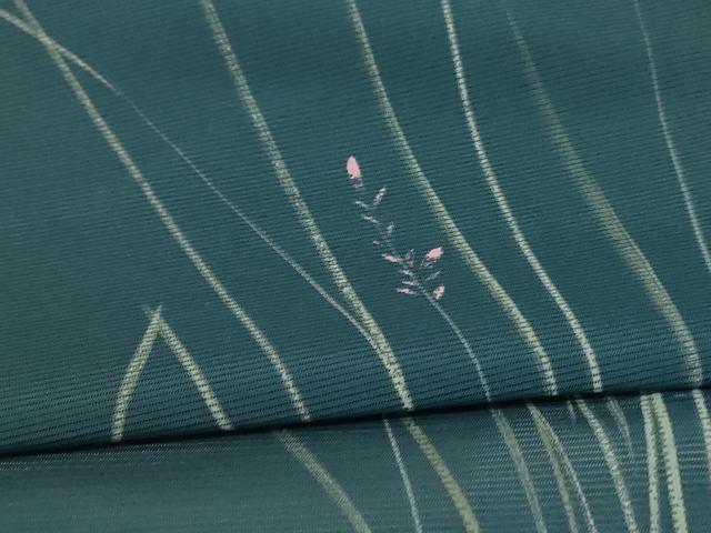 平和屋着物＊夏物 訪問着 絽 草花文 洗える着物 AABC3481jd