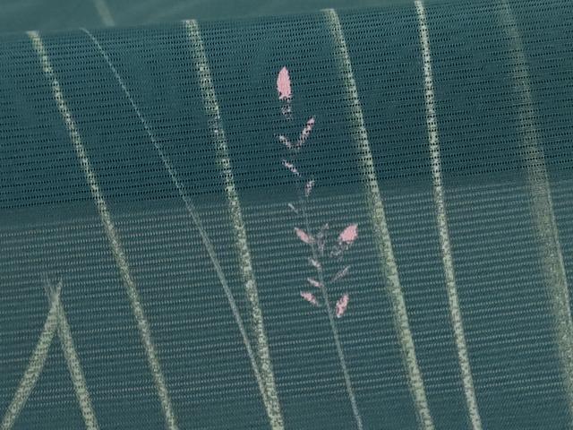 平和屋着物＊夏物 訪問着 絽 草花文 洗える着物 AABC3481jd