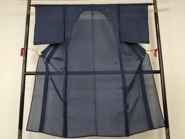 平和屋着物＊夏物 色無地 紗 縞 正絹 逸品 未使用 AABC3491jd