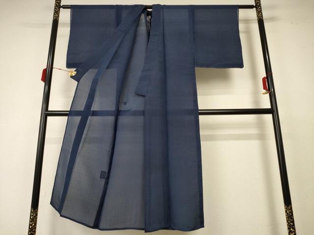 平和屋着物＊夏物 色無地 紗 縞 正絹 逸品 未使用 AABC3491jd