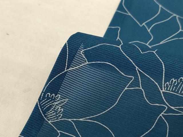 平和屋着物＊夏物 小紋 絽 花尽くし 正絹 逸品 AABC3496jd