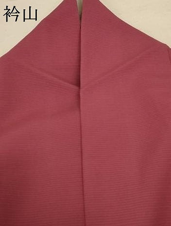 平和屋着物＊夏物 色無地 絽 小豆色 正絹 逸品 AABC3497jd