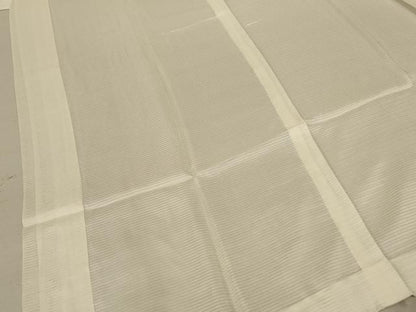 平和屋着物＊夏物　長襦袢　絽　鳥の子色　正絹　逸品　AABC3499jd