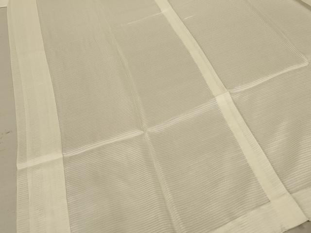 平和屋着物＊夏物　長襦袢　絽　鳥の子色　正絹　逸品　AABC3499jd