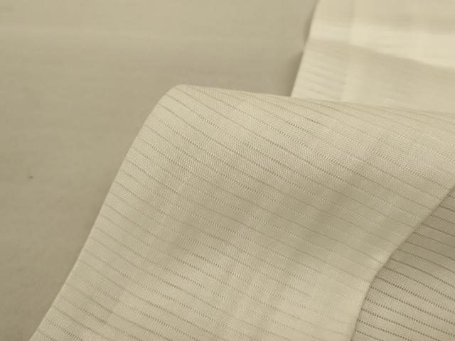 平和屋着物＊夏物　長襦袢　絽　鳥の子色　正絹　逸品　AABC3499jd