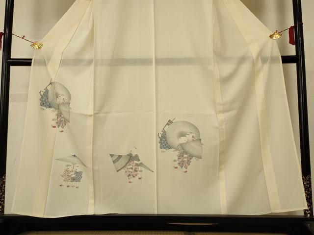 平和屋着物＊夏物 訪問着 絽 童子遊び 正絹 逸品 AABC3500jd