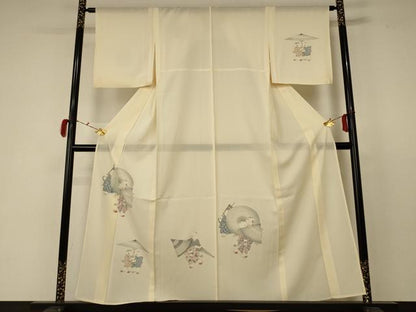 平和屋着物＊夏物 訪問着 絽 童子遊び 正絹 逸品 AABC3500jd