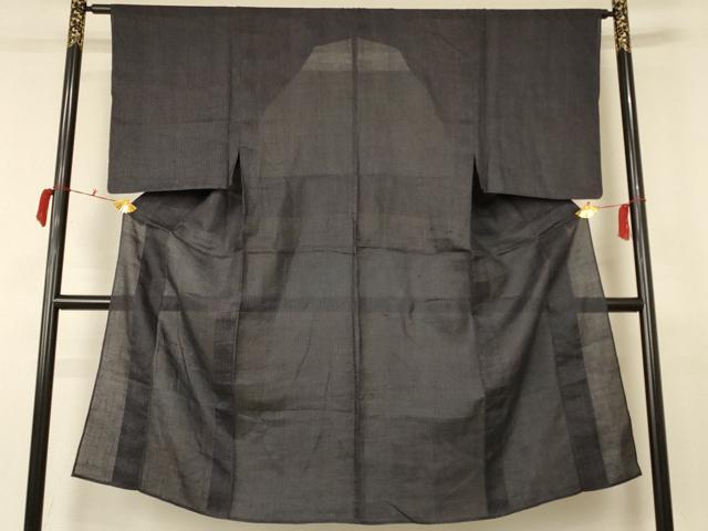 平和屋着物＊夏物 男性 上布 絣柄 麻 逸品 AABC3501jd