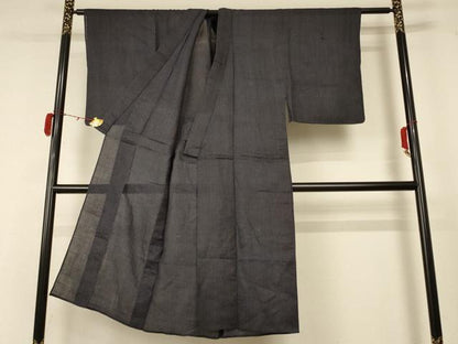 平和屋着物＊夏物 男性 上布 絣柄 麻 逸品 AABC3501jd