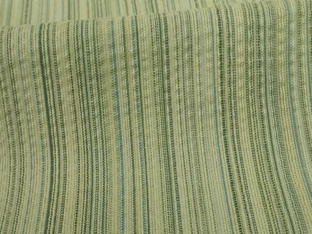 平和屋着物∴夏物 男性 阿波しじら織 浴衣 縞 綿 逸品 AABC3504jd