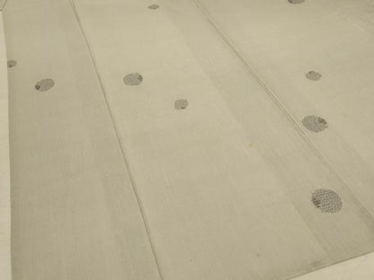平和屋着物＊夏物 結城紬 夏結城 丸文 正絹 逸品 AABC3509jd