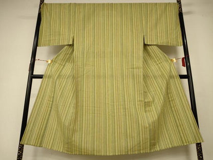 平和屋着物∴夏物 男性 阿波しじら織 浴衣 縞 キングサイズ 綿 逸品 AABC3515jd