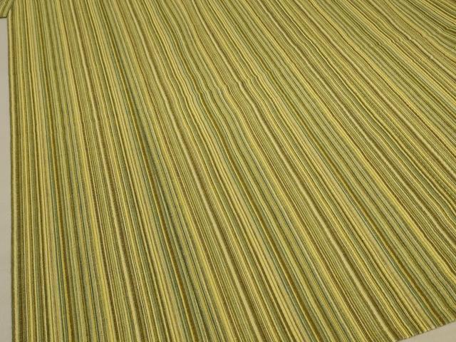 平和屋着物∴夏物 男性 阿波しじら織 浴衣 縞 キングサイズ 綿 逸品 AABC3515jd