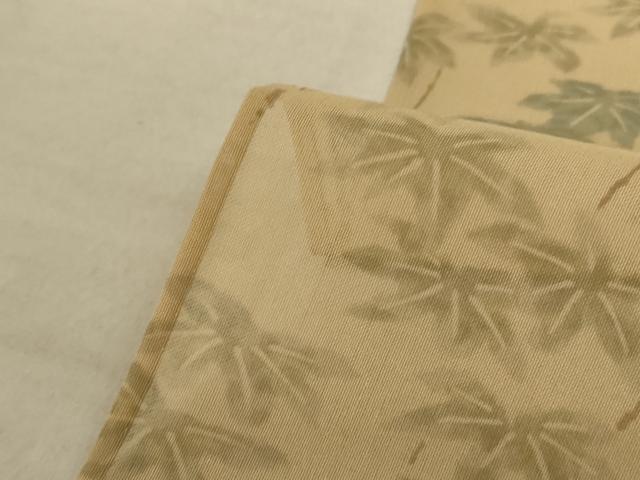 平和屋着物＊夏物 絹芭蕉 訪問着 枝松文 正絹 逸品 AABC3517jd
