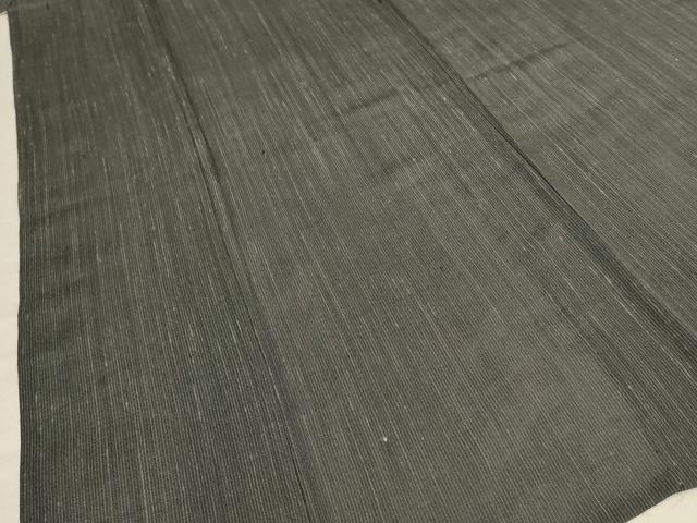 平和屋着物＊夏物 紗紬 縞 正絹 逸品 AABC3520jd