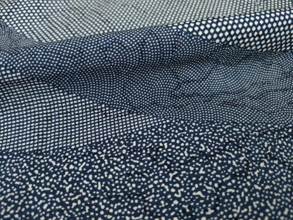 平和屋着物●江戸小紋 切嵌文 正絹 逸品 AABC3527ck