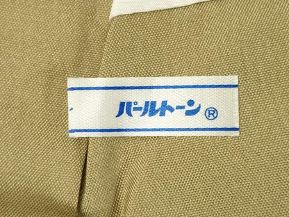 平和屋着物●本場大島紬　カタス7マルキ　花唐草文　黒地　正絹　逸品　AABC3533ck