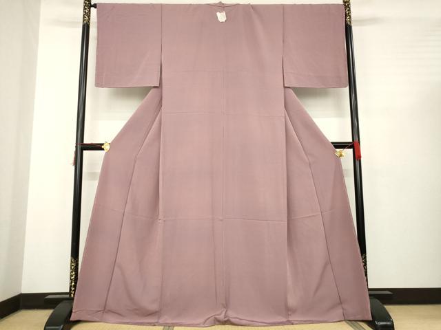 平和屋着物●上質な色無地 鴇浅葱色 正絹 逸品 AABC3552ck