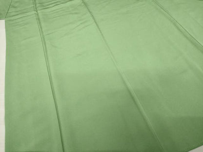 平和屋着物●上質な色無地　岩井茶色　正絹　逸品　AABC3553ck