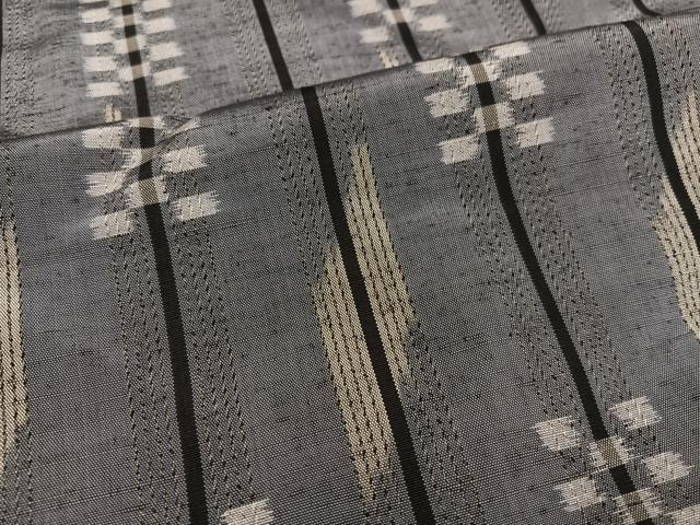 平和屋着物●上質な紬　間道　正絹　逸品　AABC3641ph