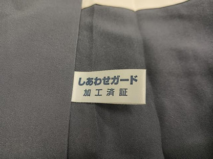 平和屋着物●上質な紬　間道　正絹　逸品　AABC3641ph