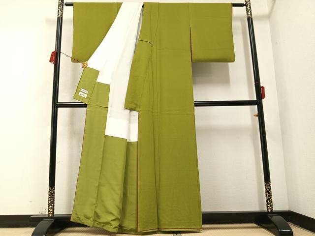 平和屋着物●上質な色無地 梅幸茶色 やまと誂製 正絹 逸品 AABC3657ph