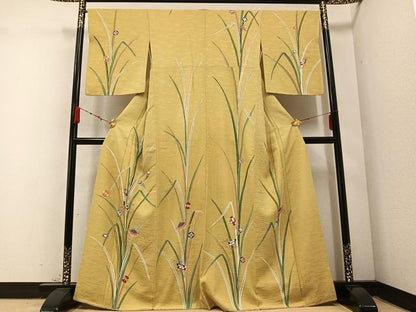 平和屋着物●訪問着 草木宝尽くし 金銀彩 正絹 逸品 AABC3667ph