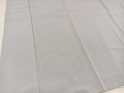 平和屋着物●銀座きしや 色無地 作家物 白鼠色 正絹 逸品 AABC3698ph
