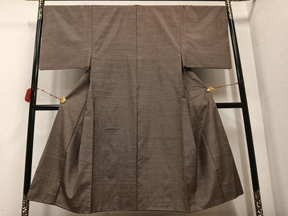 平和屋着物●男性 本場大島紬 アンサンブル 正絹 逸品 AABC3699ph